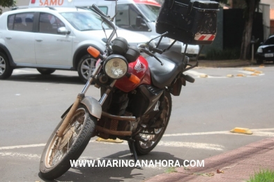 foto de Pedestre fica gravemente ferida após ser atropelada por moto em Maringá