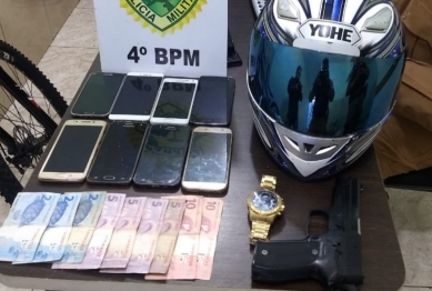 foto de Polícia Militar de Maringá prende autor de vários roubos de celulares