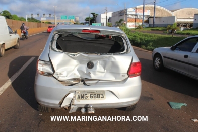 foto de Motociclista bate em traseira de carro e fica em estado grave em Sarandi