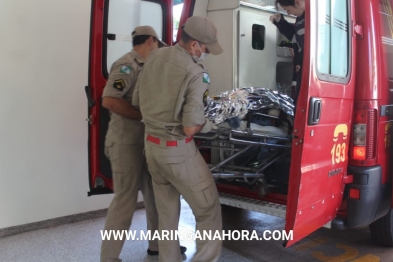 foto de Motociclista bate em traseira de carro e fica em estado grave em Sarandi