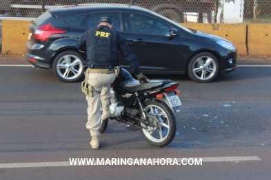 foto de Motociclista que ficou ferido após bater na traseira de carro morre no hospital em Sarandi