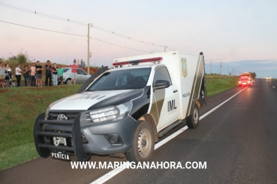 foto de Idoso de 81 anos morre atropelado ao atravessar a BR-376, em Marialva