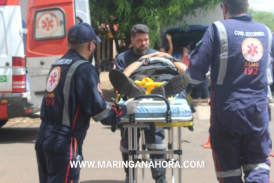 foto de Motociclista sofre ferimentos graves após acidente em Maringá