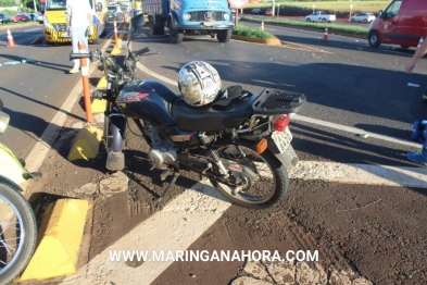 foto de Acidentes registrados na BR-376 deixaram motociclista e passageira de caminhonete gravemente feridos