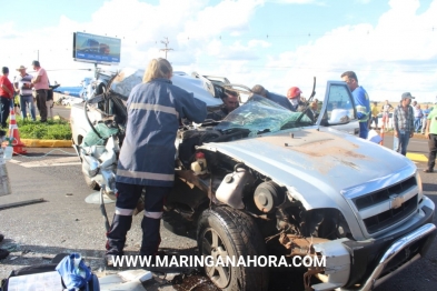 foto de Acidentes registrados na BR-376 deixaram motociclista e passageira de caminhonete gravemente feridos