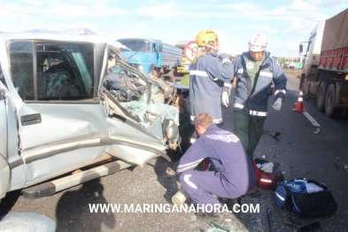 foto de Acidentes registrados na BR-376 deixaram motociclista e passageira de caminhonete gravemente feridos