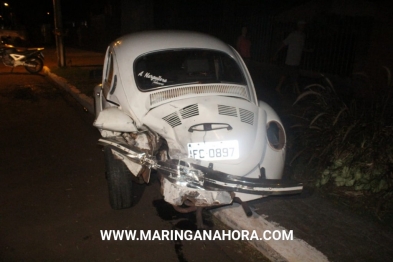 foto de Motorista embriagado invade a contramão, bate de frente com outro veículo e fere casal em Maringá