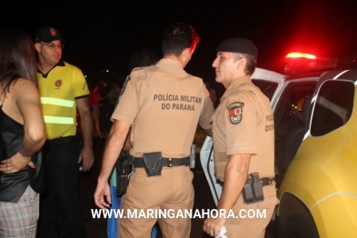 foto de Motorista embriagado invade a contramão, bate de frente com outro veículo e fere casal em Maringá