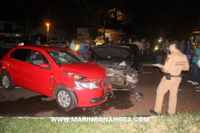 foto de Motorista embriagado invade a contramão, bate de frente com outro veículo e fere casal em Maringá