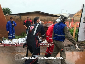 foto de Funcionário de lava-jato em Maringá, é resgatado de dentro de tanque de caminhão após passar mal