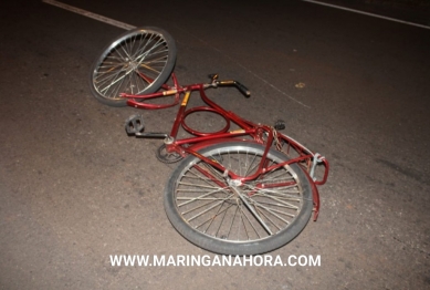 foto de Ciclista de 64 anos é socorrido em estado grave após ser atropelado por carro em Maringá