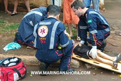 foto de Criança de 7 anos é atropelada na Campos Elíseos em Paiçandu