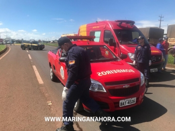 foto de Fatalidade; Motociclista morre após bater na traseira de carreta entre Marialva e Sarandi