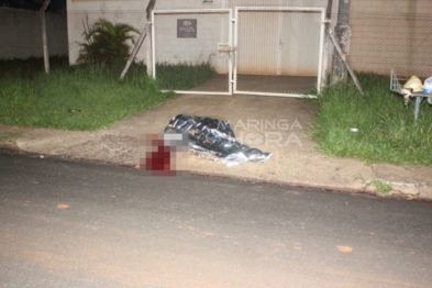 foto de Rapaz é executado a tiros ao desembarcar de Uber na Avenida São Judas Tadeu em Maringá