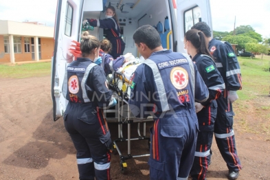 foto de Funcionário sofre ferimentos graves após descarga elétrica durante trabalho em Nova Esperança