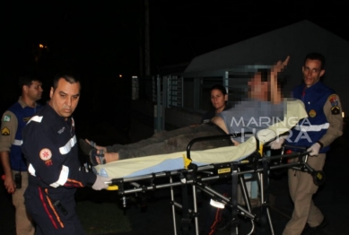 foto de Homem leva choque elétrico durante o trabalho em igreja de Maringá