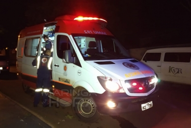 foto de Homem leva choque elétrico durante o trabalho em igreja de Maringá