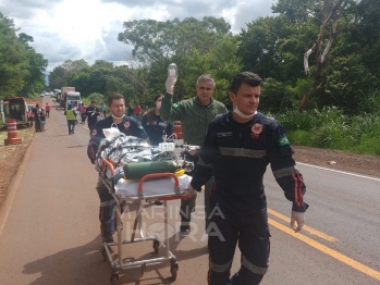 foto de Idoso morre e irmão fica gravemente ferido em acidente na PR-323 entre Paiçandu e o Distrito de Água Boa