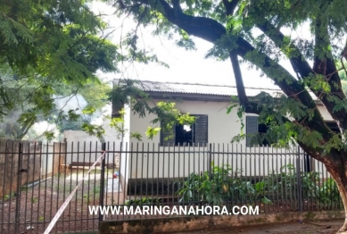 foto de Incêndio atinge residência em Maringá e duas mulheres uma delas gestante inalaram fumaça