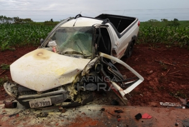 foto de Colisão frontal deixa quatro pessoas feridas, entre elas uma gestante, na PR-323 entre Doutor Camargo e a Ponte do Rio Ivaí