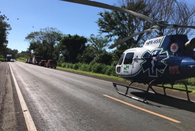 foto de Acidente com morte na BR-376, no próximo ao trevo de Loanda