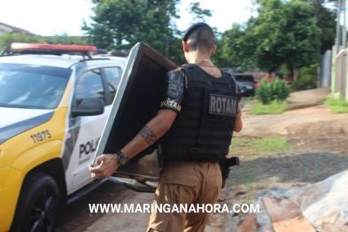 foto de Suspeitos de diversos furtos na região são presos pela Rotam Sarandi, após furto em Marialva