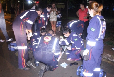 foto de Cinco anos após sofrer grave acidente, motociclista volta para UTI, após novo acidente de moto em Maringá