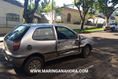 foto de Motociclista fica gravemente ferido após colidir contra veículo em Maringá