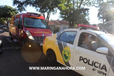 foto de Homem é esfaqueado em Maringá; ele falou à polícia que foi vítima de assalto