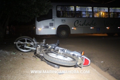 foto de Motociclista que bateu em ônibus do Transporte Coletivo em Sarandi, morre em hospital