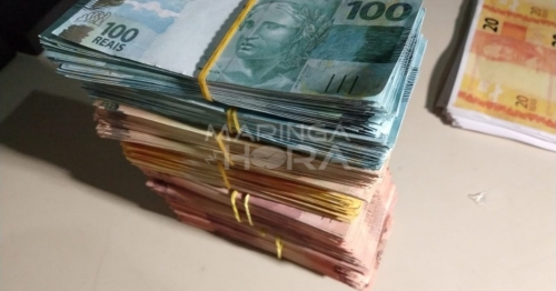 Jovem é preso com mais de R$ 50 mil em notas falsas em Sarandi