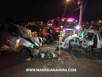 foto de Motorista de 57 anos morre em colisão frontal na Marginal do Contorno Norte em Maringá