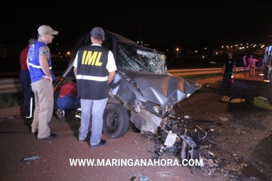 foto de Motorista de 57 anos morre em colisão frontal na Marginal do Contorno Norte em Maringá