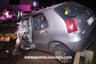 foto de Motorista de 57 anos morre em colisão frontal na Marginal do Contorno Norte em Maringá