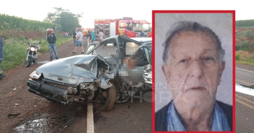 Feriado violento na rodovia PR-323, um idoso morreu e três pessoas ficaram feridas após grave acidente entre Água Boa e Doutor Camargo