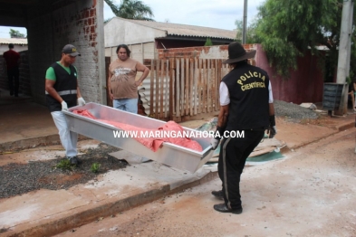 foto de Homem morre durante incêndio em residência em Sarandi