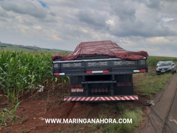 foto de Jovem morre após bater carro de frente com caminhão na rodovia entre Maringá e Iguaraçu