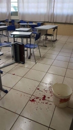 foto de Professor é esfaqueado por aluno em escola de Formosa do Oeste