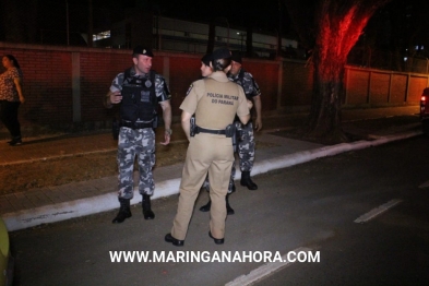 foto de Criminoso é baleado na bunda ao tentar tomar arma de policial durante abordagem em Maringá