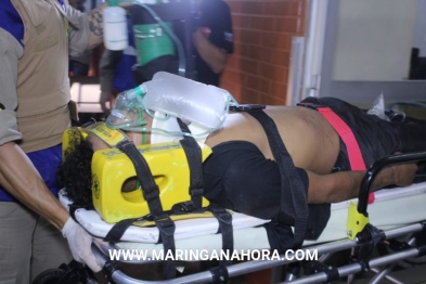 foto de Criminoso é baleado na bunda ao tentar tomar arma de policial durante abordagem em Maringá