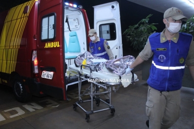 foto de Homem sofre tentativa de homicídio e é atingido por golpes de faca em Maringá