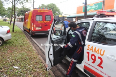 foto de Motorista bate em árvore e fica gravemente ferido em Maringá