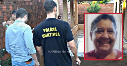  Idosa com deficiência auditiva é morta durante roubo em Lobato, o principal suspeito foi preso em Maringá