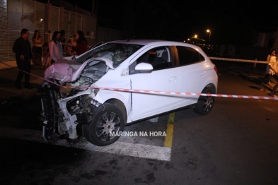 foto de Bandidos roubam carro e se envolve em acidente no Jardim Liberdade em Maringá