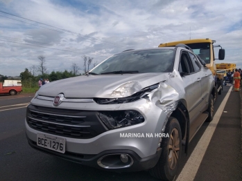 foto de Trabalhador é atropelado enquanto fazia manutenção de rodovia em Mandaguaçu