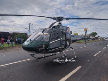 foto de Trabalhador é atropelado enquanto fazia manutenção de rodovia em Mandaguaçu