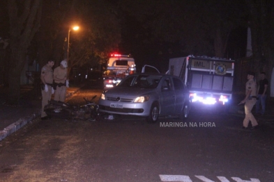 foto de Após agredir a namorada, e roubar o carro da sogra, homem morre após atropelar policiais em Maringá