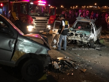 foto de Morreu no hospital a segunda vítima do acidente na Marginal do Contorno Norte em Maringá