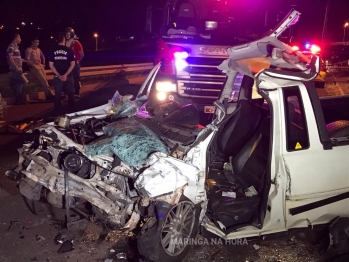 foto de Morreu no hospital a segunda vítima do acidente na Marginal do Contorno Norte em Maringá