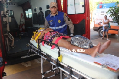 foto de Ladrão covarde bate cabeça de mulher de 48 anos contra parede para roubar R$ 40 reais em Maringá